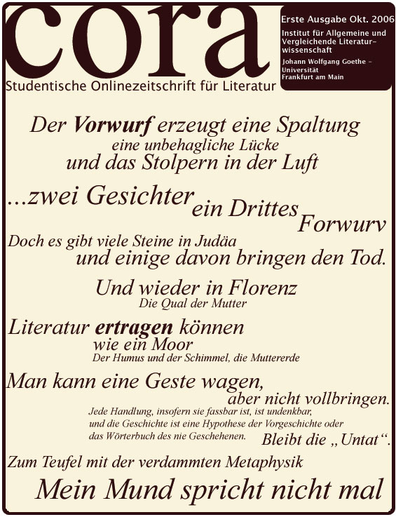 CorA Titelblatt